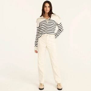 J. Crew Slouchy boyfriend jean in ecru / natural